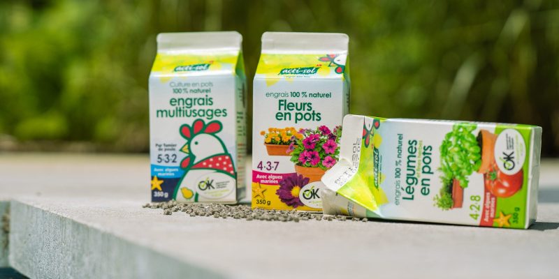 Application d’engrais pour les fleurs et légumes